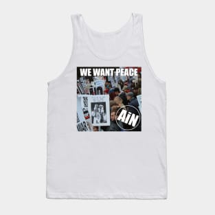 We Want Peace Adventures in Noise Single Artwork Tank Top